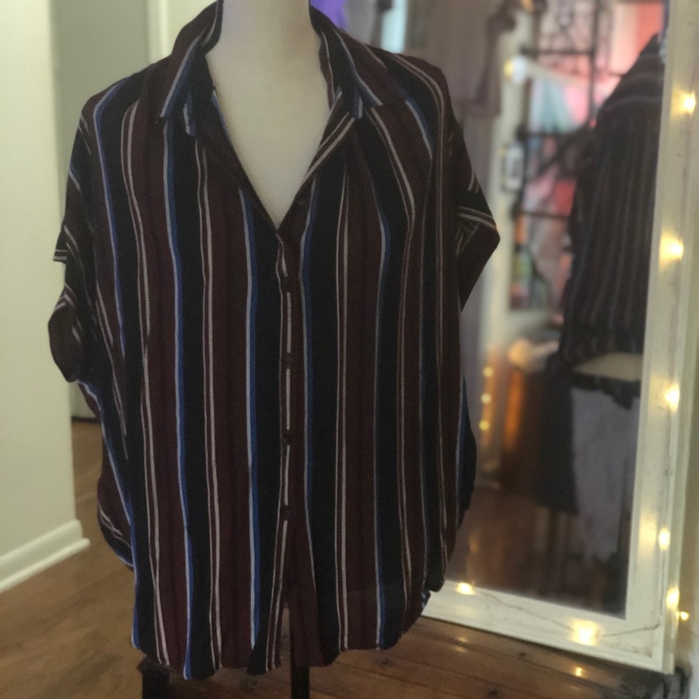 Madewell Striped Central Button Down Shirt